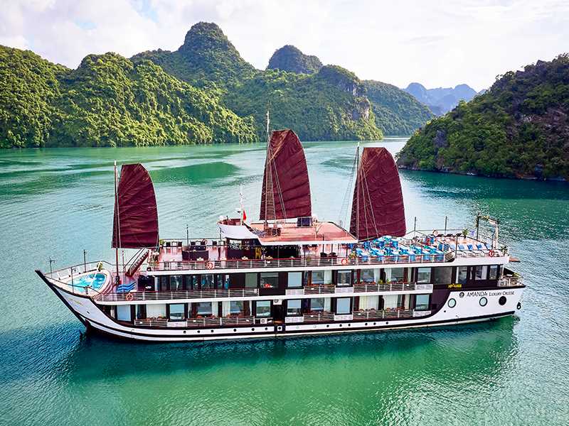 Amanda Luxury Cruise - 2 Days 1 Night | Halong Bay & Lan Ha Bay