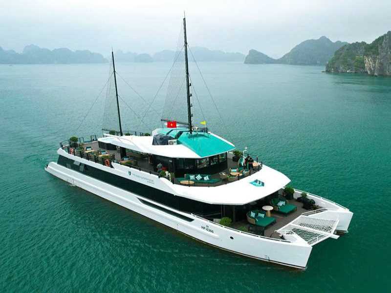 Catamaran Cruise - Modern Luxury Day Cruise | Halong Bay & Lan Ha Bay 1 Day Tour