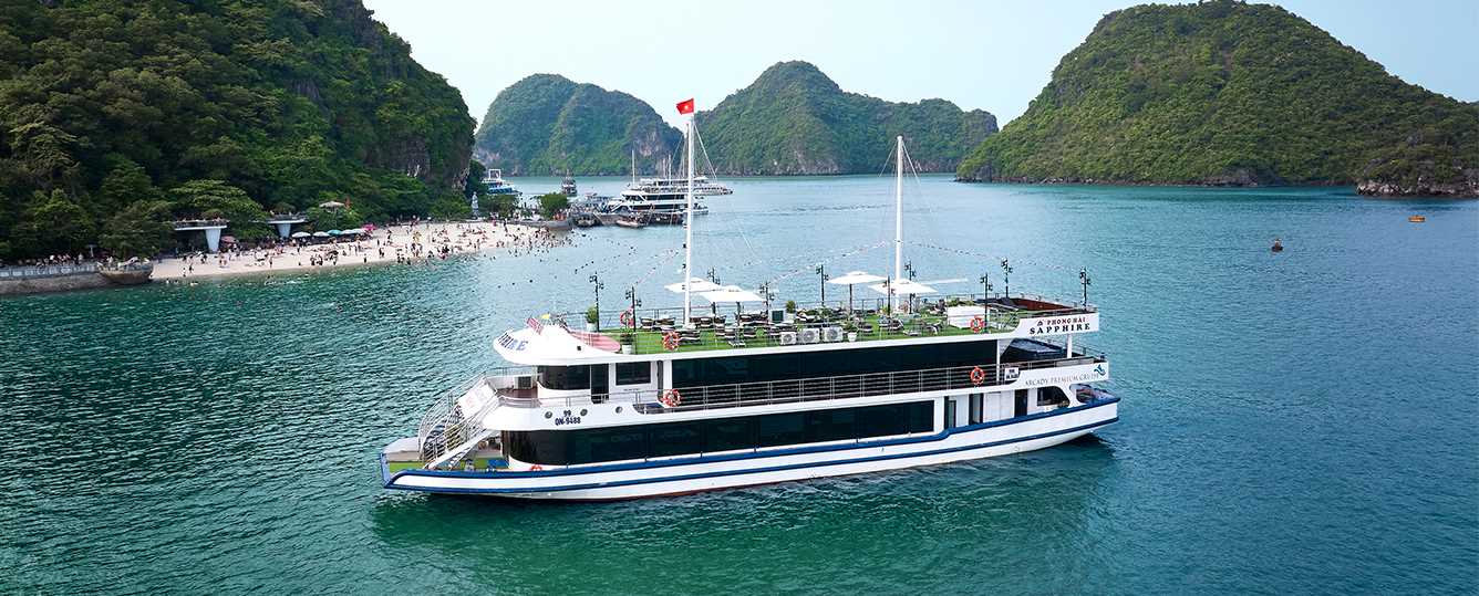 Arcady Cruise - Discover Paradise in Luxury | Halong Bay 1 Day Tour