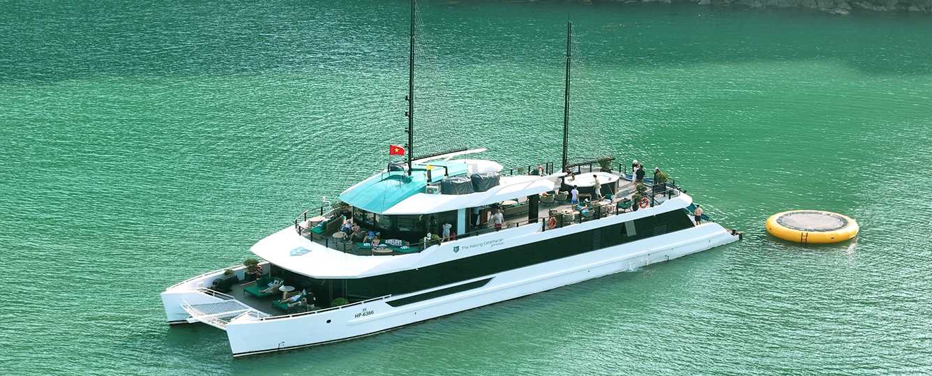 Catamaran Cruise - Modern Luxury Day Cruise | Halong Bay & Lan Ha Bay 1 Day Tour