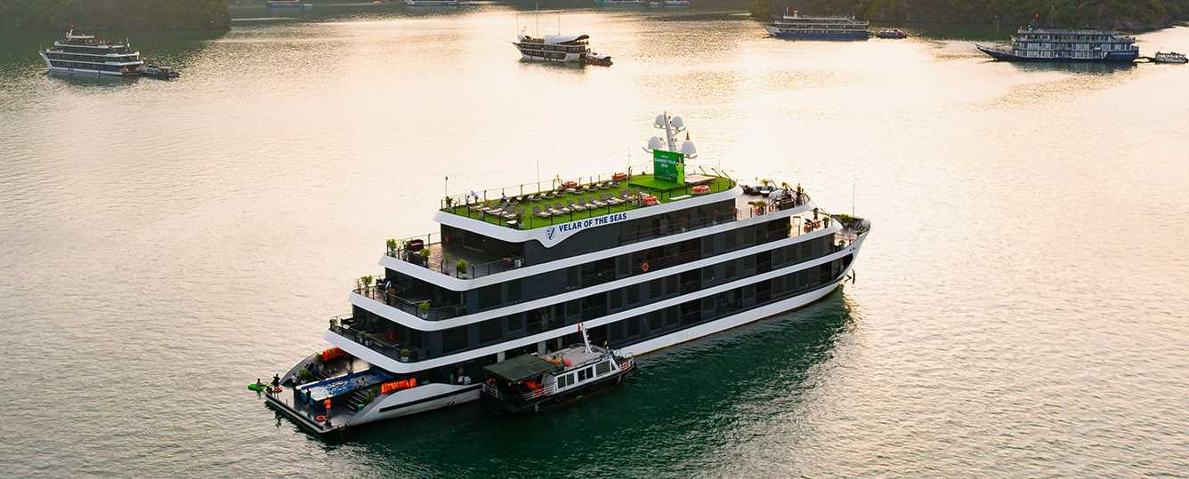 Velar of the Seas Cruise - 2 Days 1 Night | Halong Bay & Lan Ha Bay